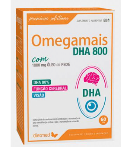 Omegamais DHA 800 - 60 Cápsulas - Dietmed